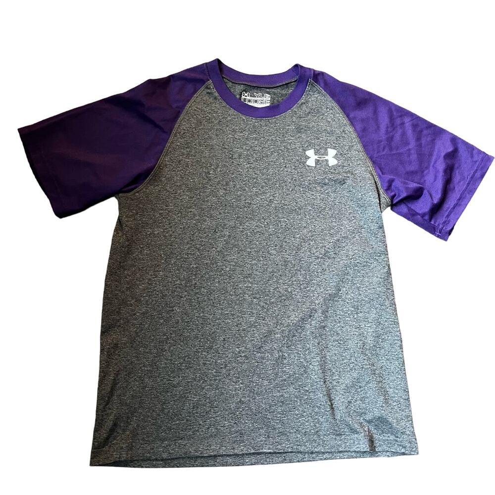 Under Armour Boy's LG Baseball Jersey Style T-shirt